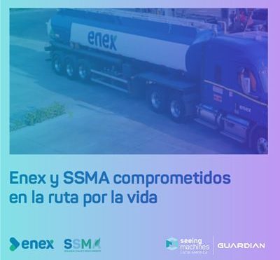 NUESTRO PRIMER CLIENTE ENEX AHORA ESTÁ IMPLEMENTANDO EN LAS FLOTAS DE SUS CLIENTES MINEROS NUESTRA TECNOLOGÍA GUARDIAN LIVE.